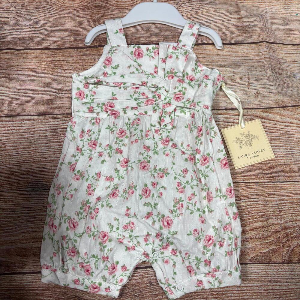 Laura Ashley Baby Floral Romper 0-3 Months NWT